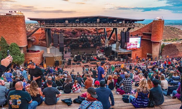 Red Rocks Amphitheatre - Section Reserved Middle Center Left View Seat View