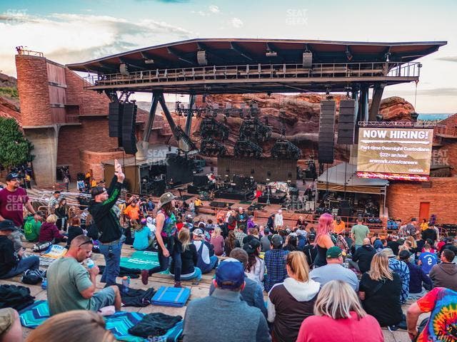 Red Rocks Amphitheatre - Section Reserved Middle Center Right View Seat View Red Rocks Amphitheatre - Section Reserved Middle Center Right View Seat View