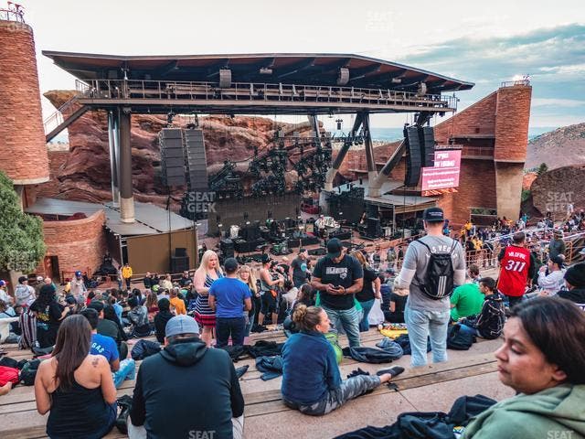Red Rocks Amphitheatre - Section Reserved Middle Left View Seat View Red Rocks Amphitheatre - Section Reserved Middle Left View Seat View