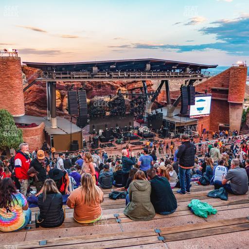 Red Rocks Amphitheatre - Section Reserved Middle Left View Seat View