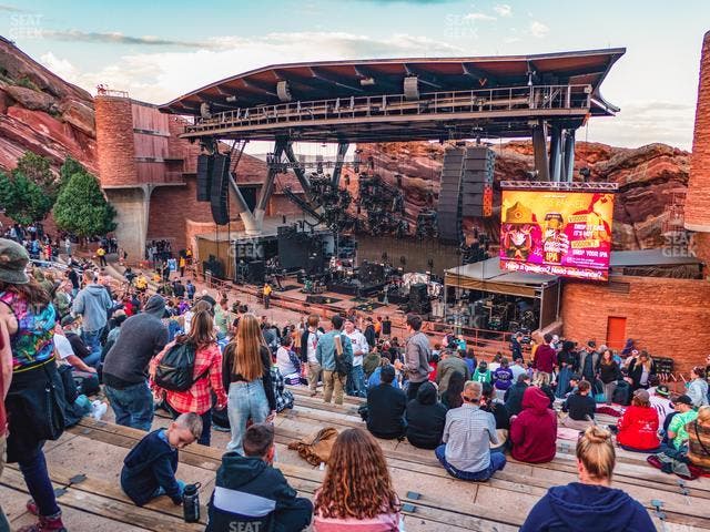 Red Rocks Amphitheatre - Section Reserved Middle Right View Seat View Red Rocks Amphitheatre - Section Reserved Middle Right View Seat View