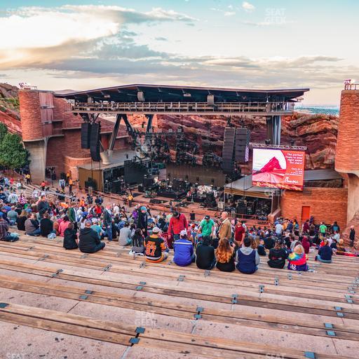 Red Rocks Amphitheatre - Section Reserved Middle Right View Seat View