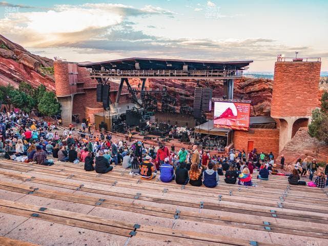 Red Rocks Amphitheatre - Section Reserved Middle Right View Seat View