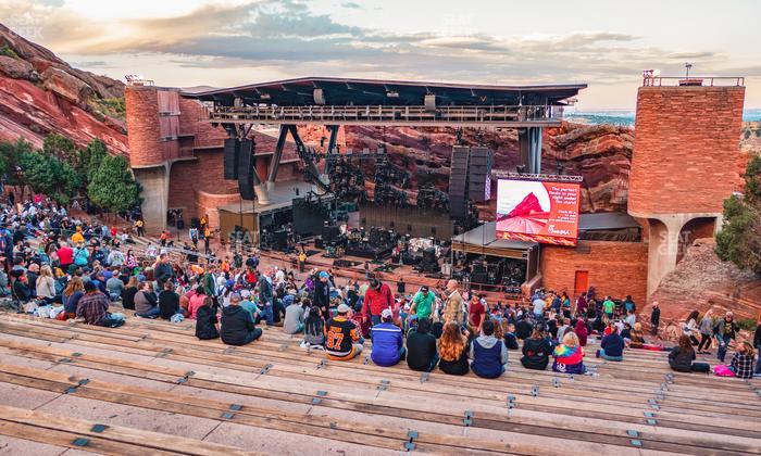 Red Rocks Amphitheatre - Section Reserved Middle Right View Seat View