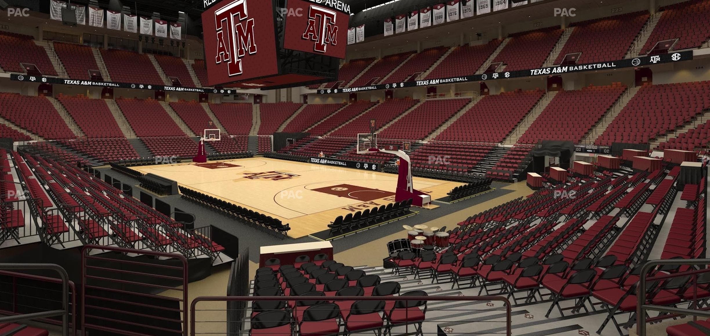 Reed Arena - Section 101 Seat View