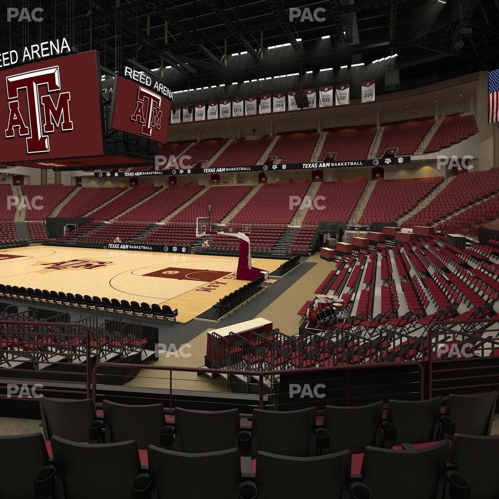 Reed Arena - Section 102 Seat View
