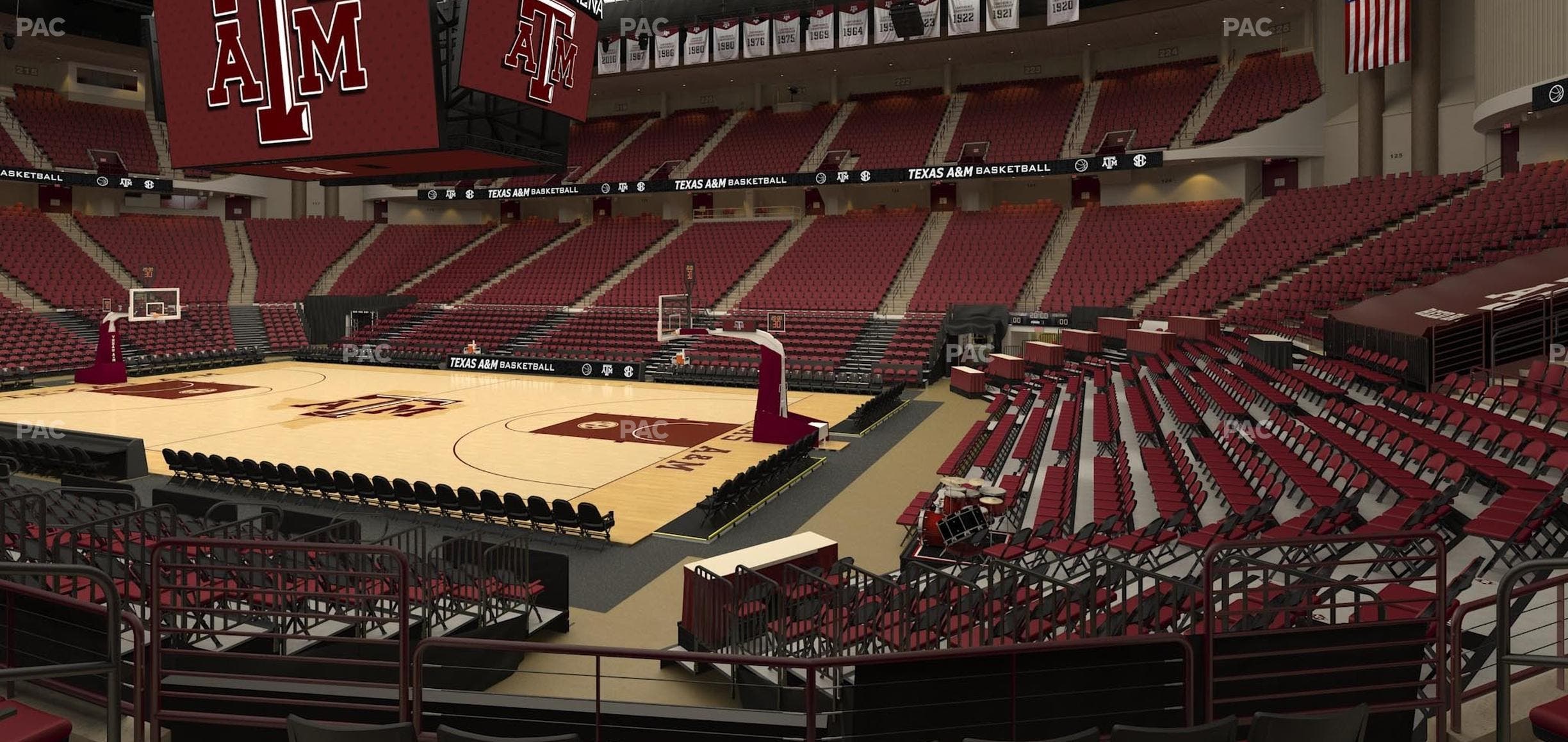 Reed Arena - Section 102 Seat View