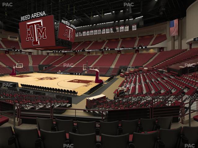 Reed Arena - Section 102 Seat View Reed Arena - Section 102 Seat View