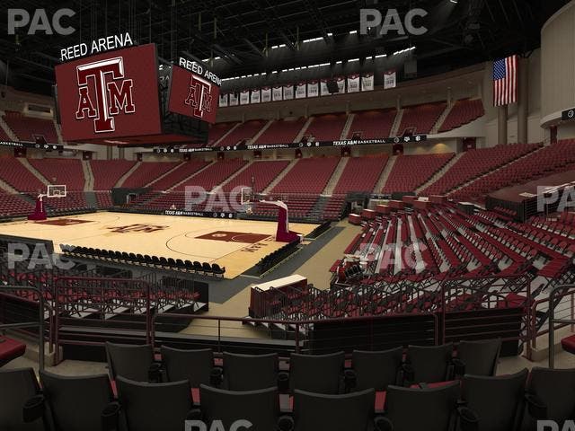 Reed Arena - Section 102 Seat View