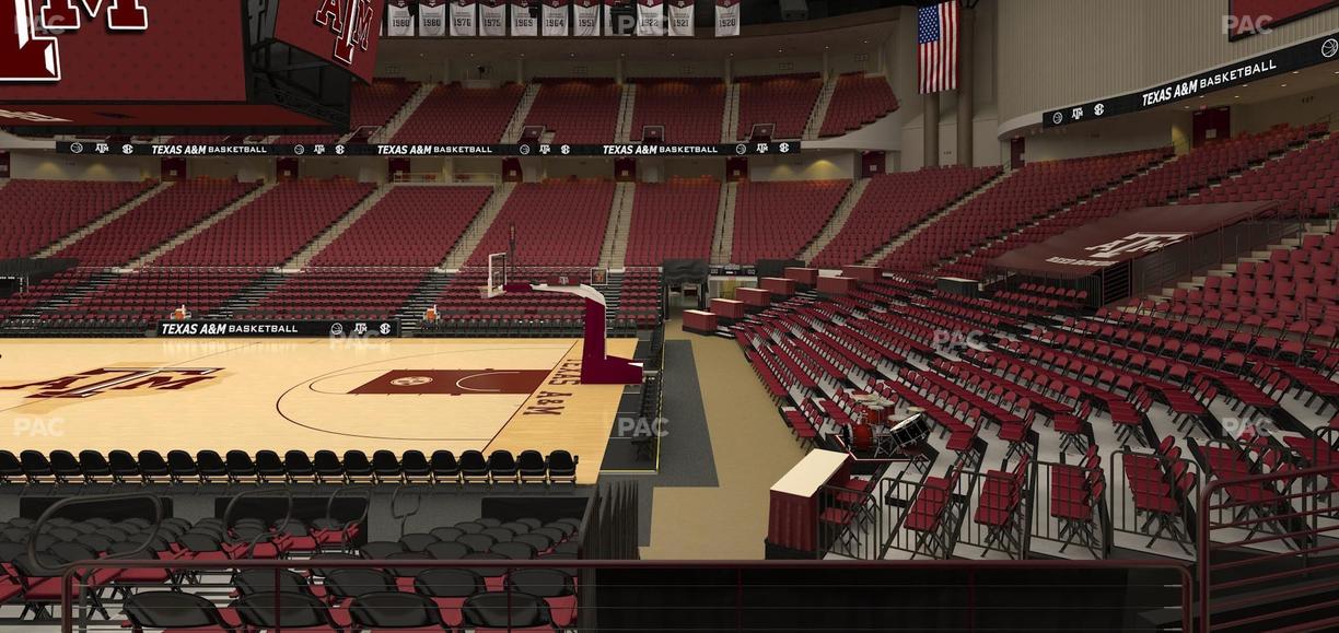 Reed Arena - Section 103 Seat View
