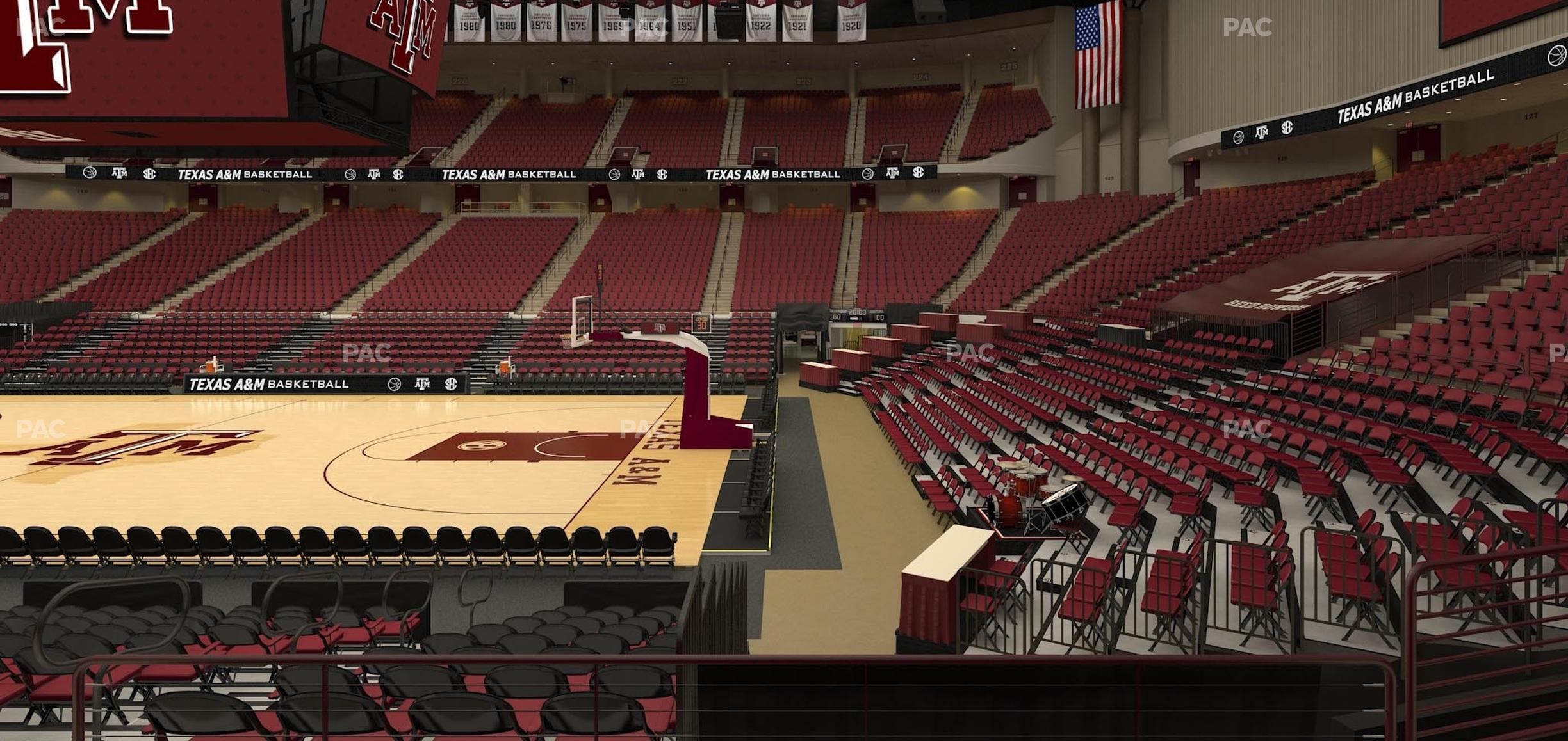 Reed Arena - Section 103 Seat View
