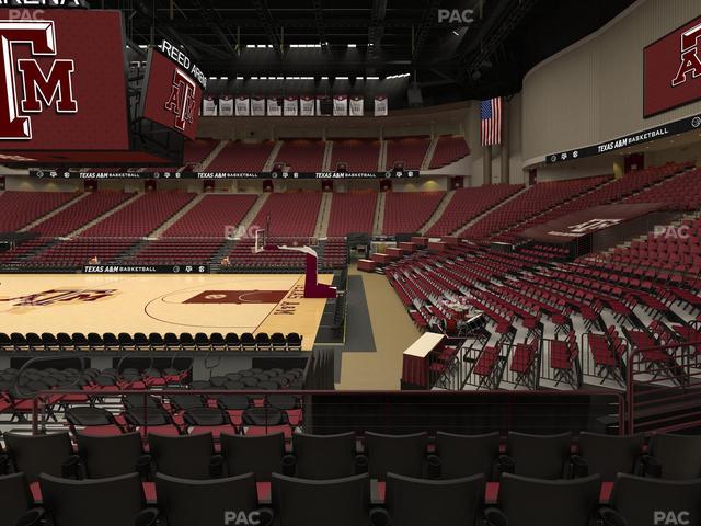 Reed Arena - Section 103 Seat View Reed Arena - Section 103 Seat View