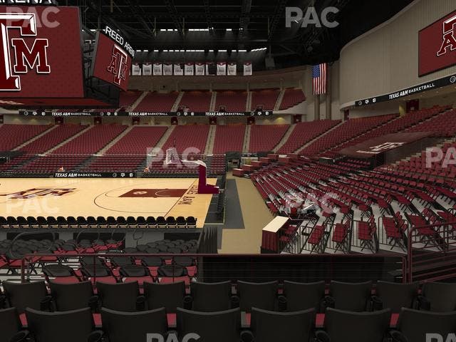 Reed Arena - Section 103 Seat View