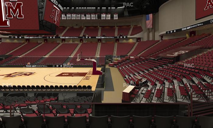 Reed Arena - Section 103 Seat View