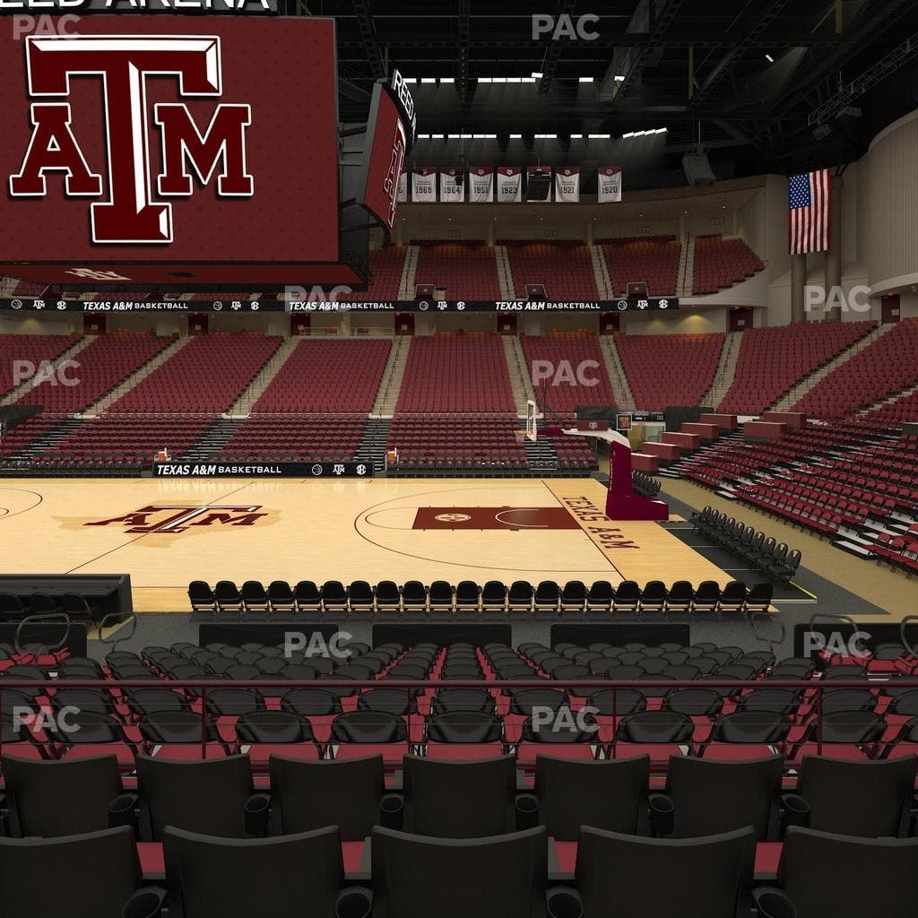 Reed Arena - Section 104 Seat View