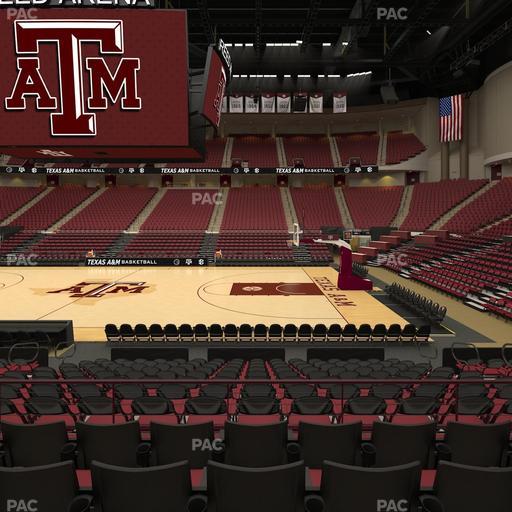 Reed Arena - Section 104 Seat View