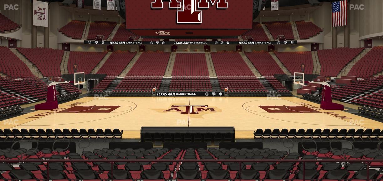 Reed Arena - Section 105 Seat View