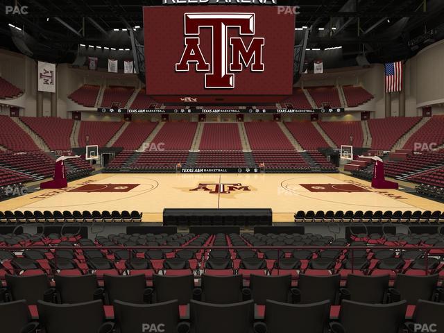 Reed Arena - Section 105 Seat View Reed Arena - Section 105 Seat View