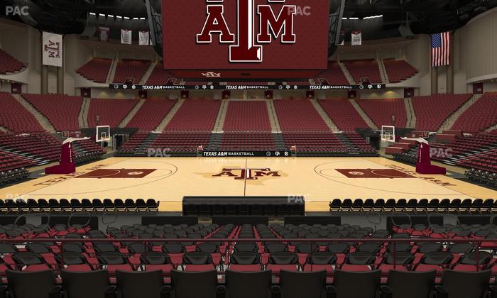 Reed Arena - Section 105 Seat View