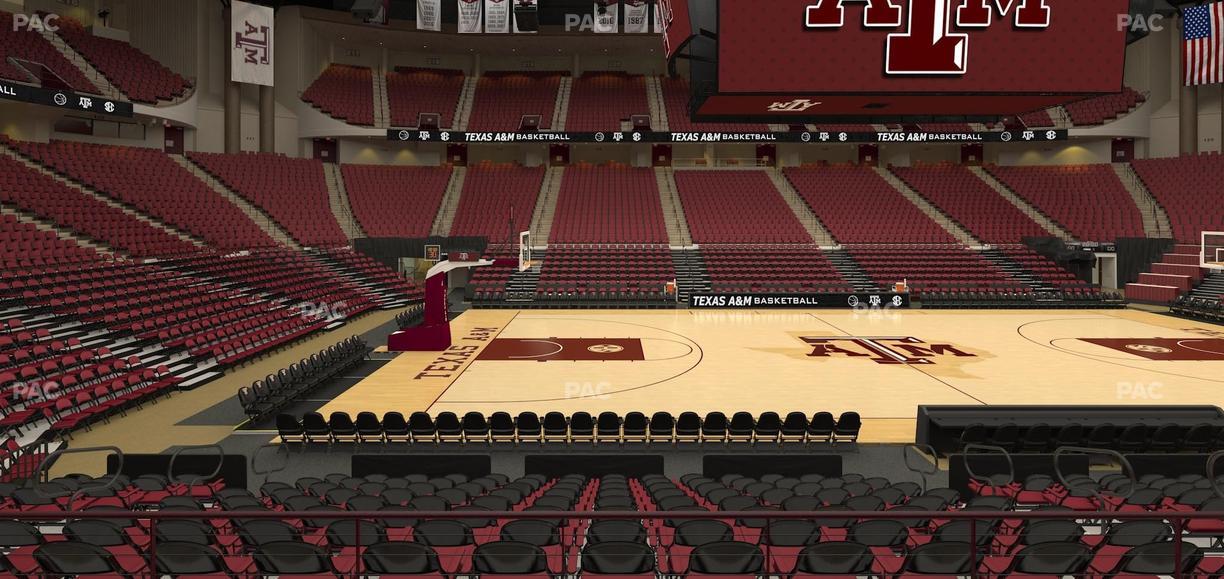 Reed Arena - Section 106 Seat View