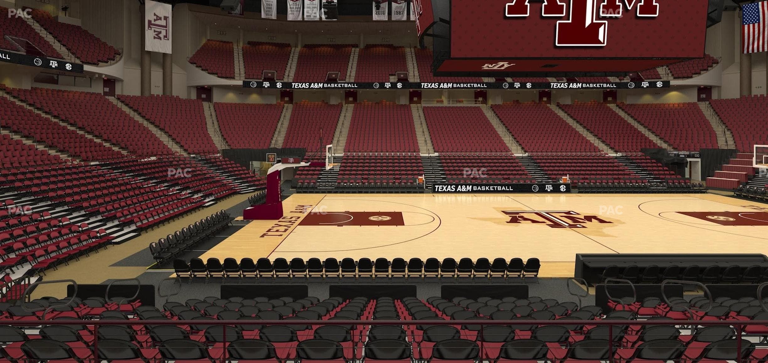 Reed Arena - Section 106 Seat View