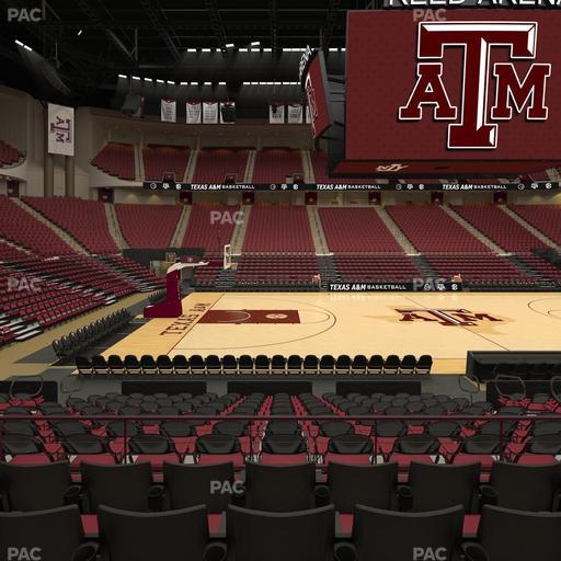 Reed Arena - Section 106 Seat View