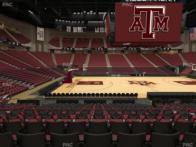 Reed Arena - Section 106 Seat View Reed Arena - Section 106 Seat View