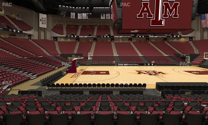 Reed Arena - Section 106 Seat View