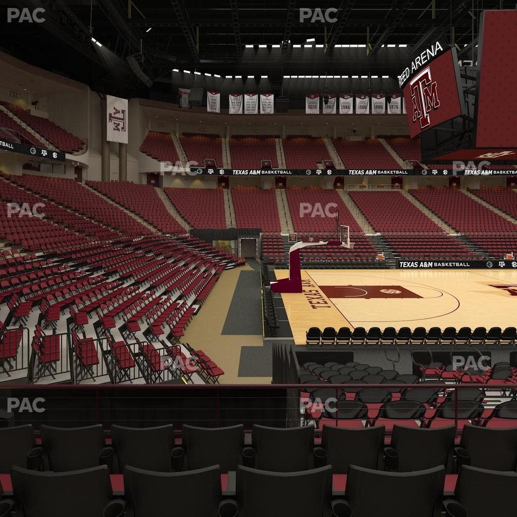 Reed Arena - Section 107 Seat View