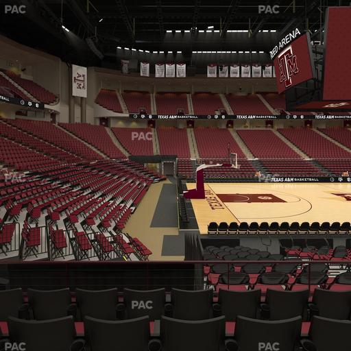 Reed Arena - Section 107 Seat View