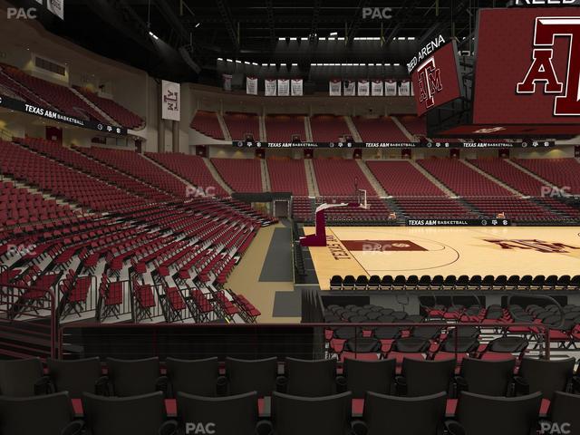 Reed Arena - Section 107 Seat View Reed Arena - Section 107 Seat View