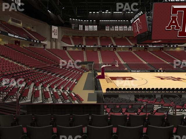 Reed Arena - Section 107 Seat View