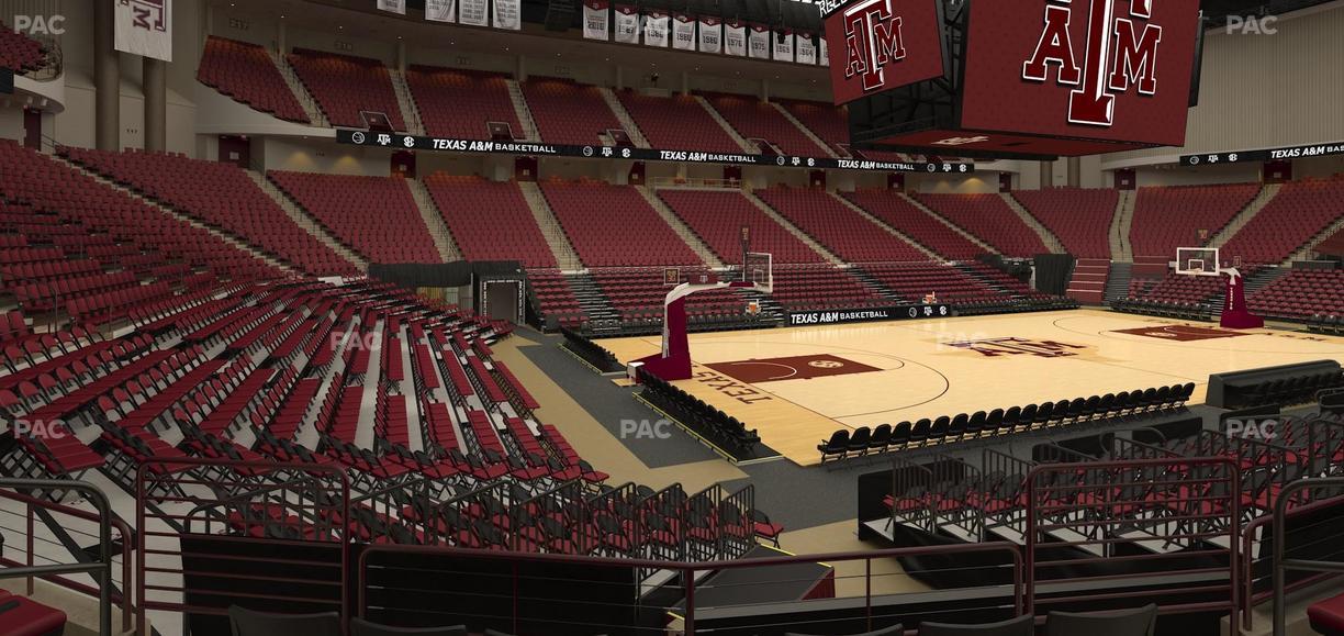 Reed Arena - Section 108 Seat View