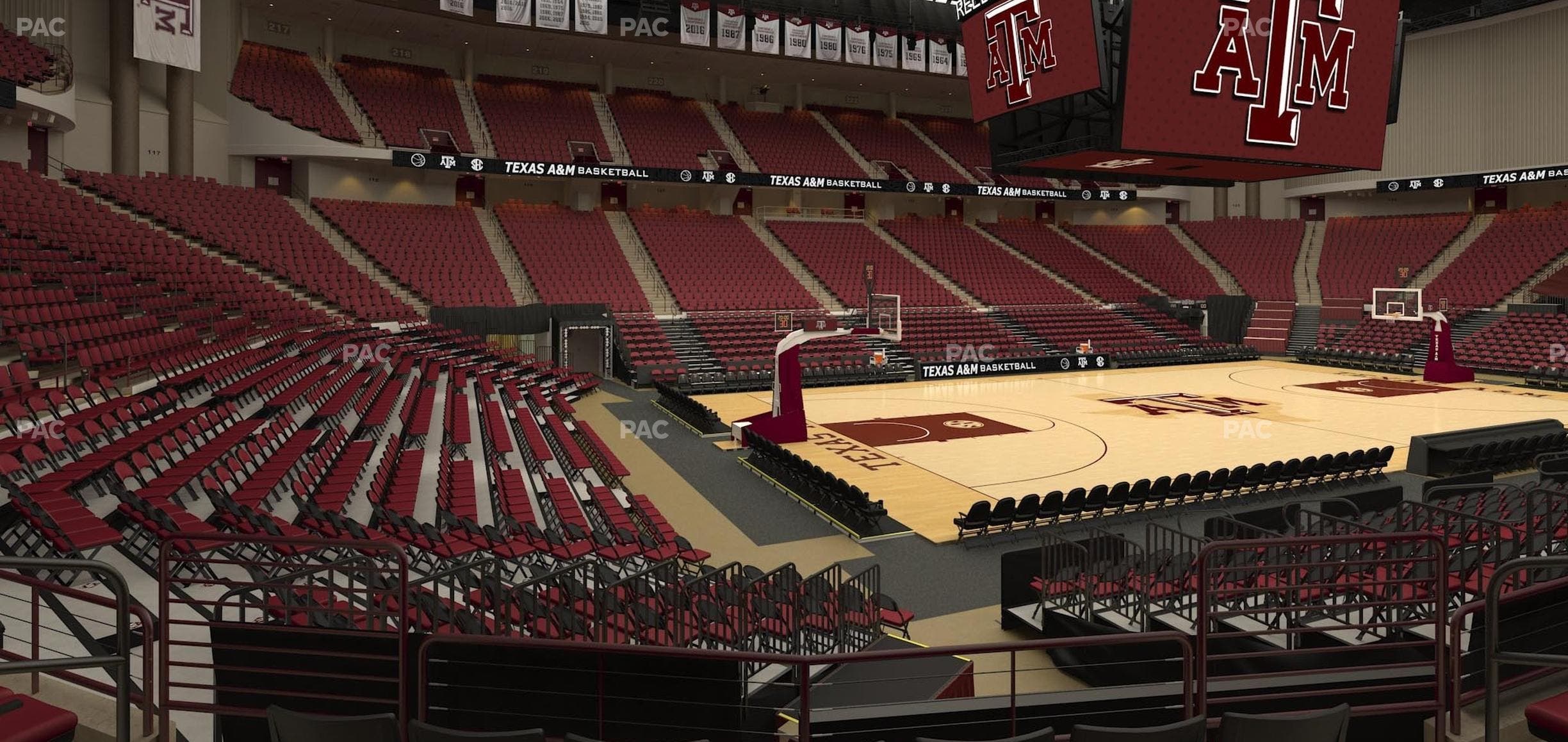Reed Arena - Section 108 Seat View