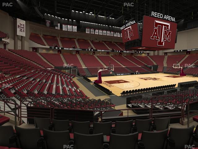 Reed Arena - Section 108 Seat View Reed Arena - Section 108 Seat View