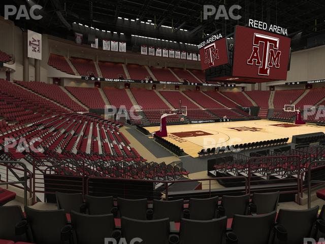 Reed Arena - Section 108 Seat View