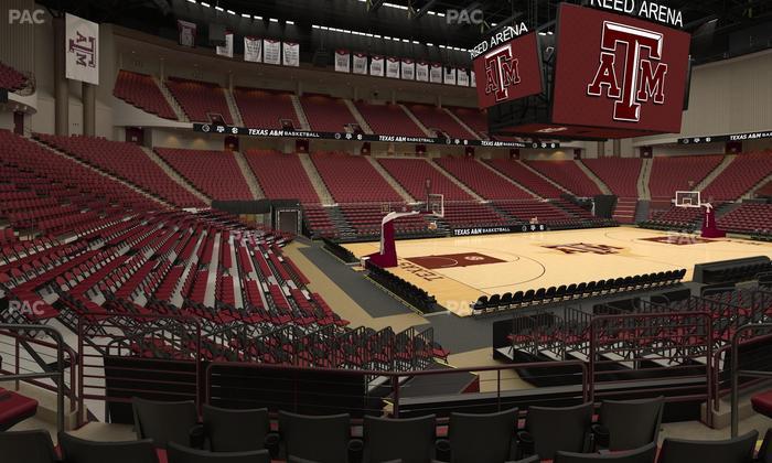 Reed Arena - Section 108 Seat View