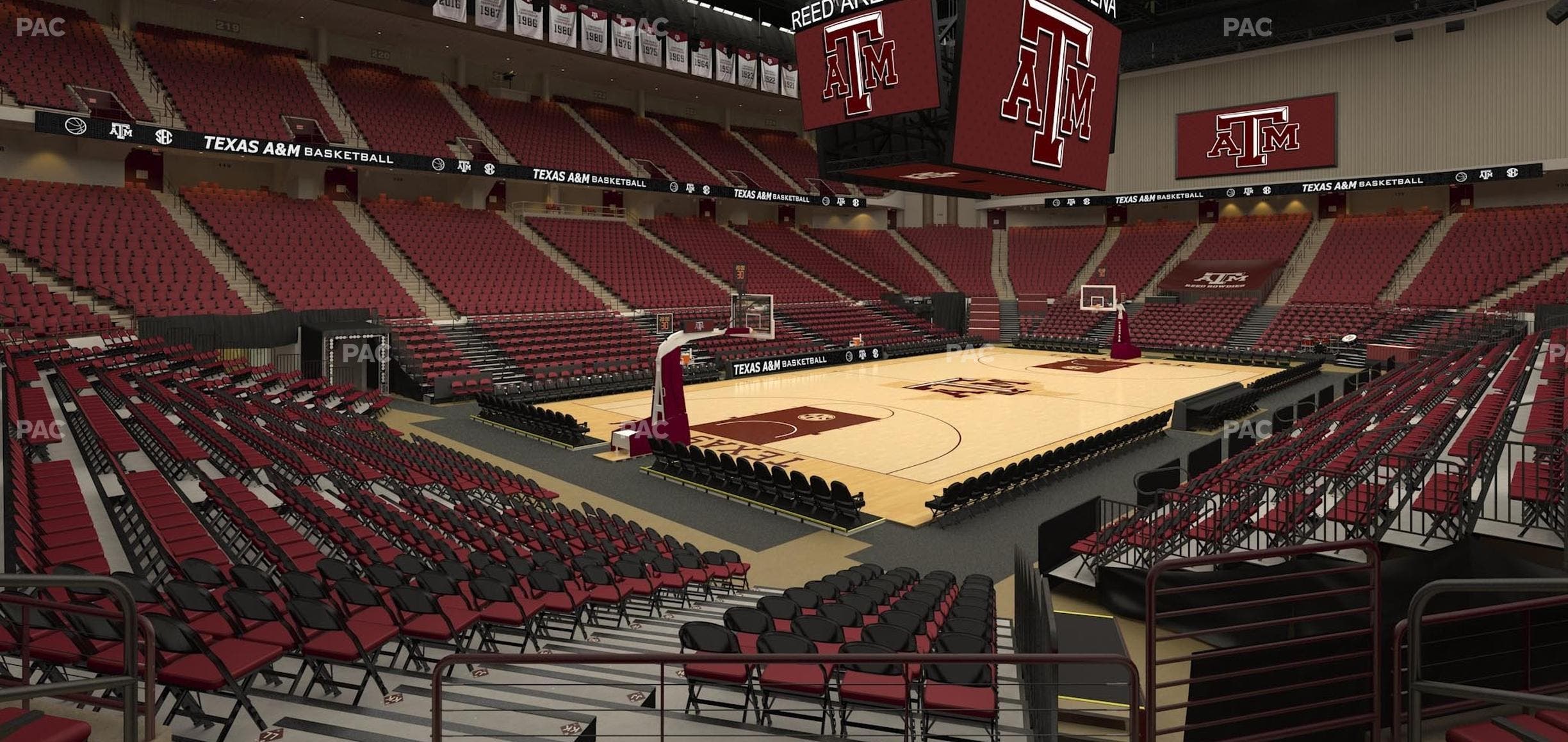 Reed Arena - Section 109 Seat View