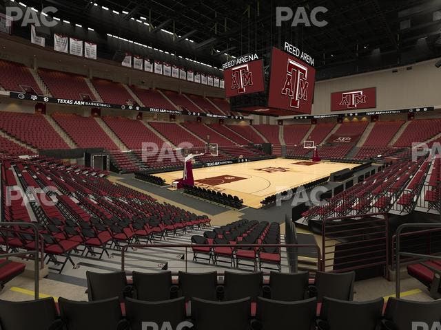 Reed Arena - Section 109 Seat View