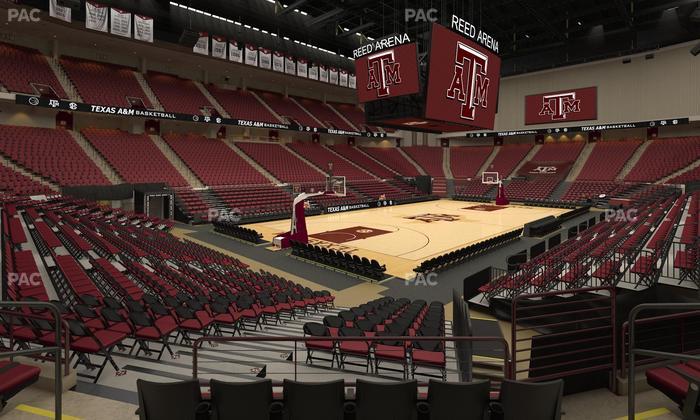 Reed Arena - Section 109 Seat View