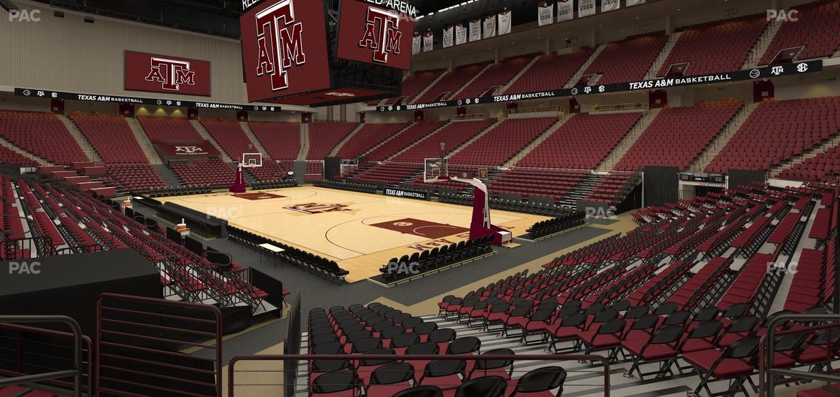 Reed Arena - Section 117 Seat View