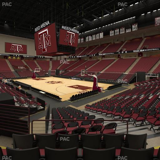 Reed Arena - Section 117 Seat View
