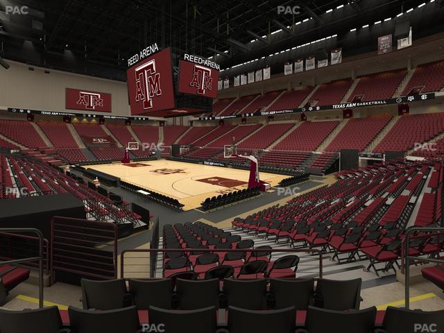 Reed Arena - Section 117 Seat View Reed Arena - Section 117 Seat View