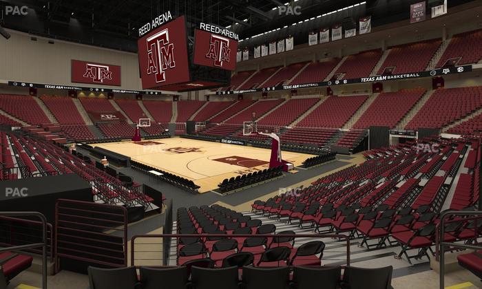 Reed Arena - Section 117 Seat View
