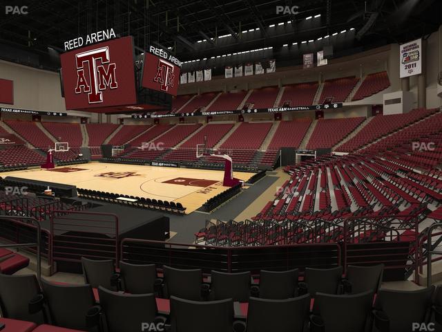 Reed Arena - Section 118 Seat View Reed Arena - Section 118 Seat View