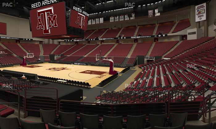 Reed Arena - Section 118 Seat View