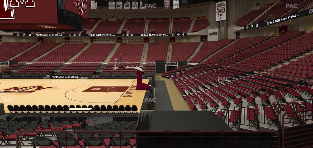Reed Arena - Section 119 Seat View