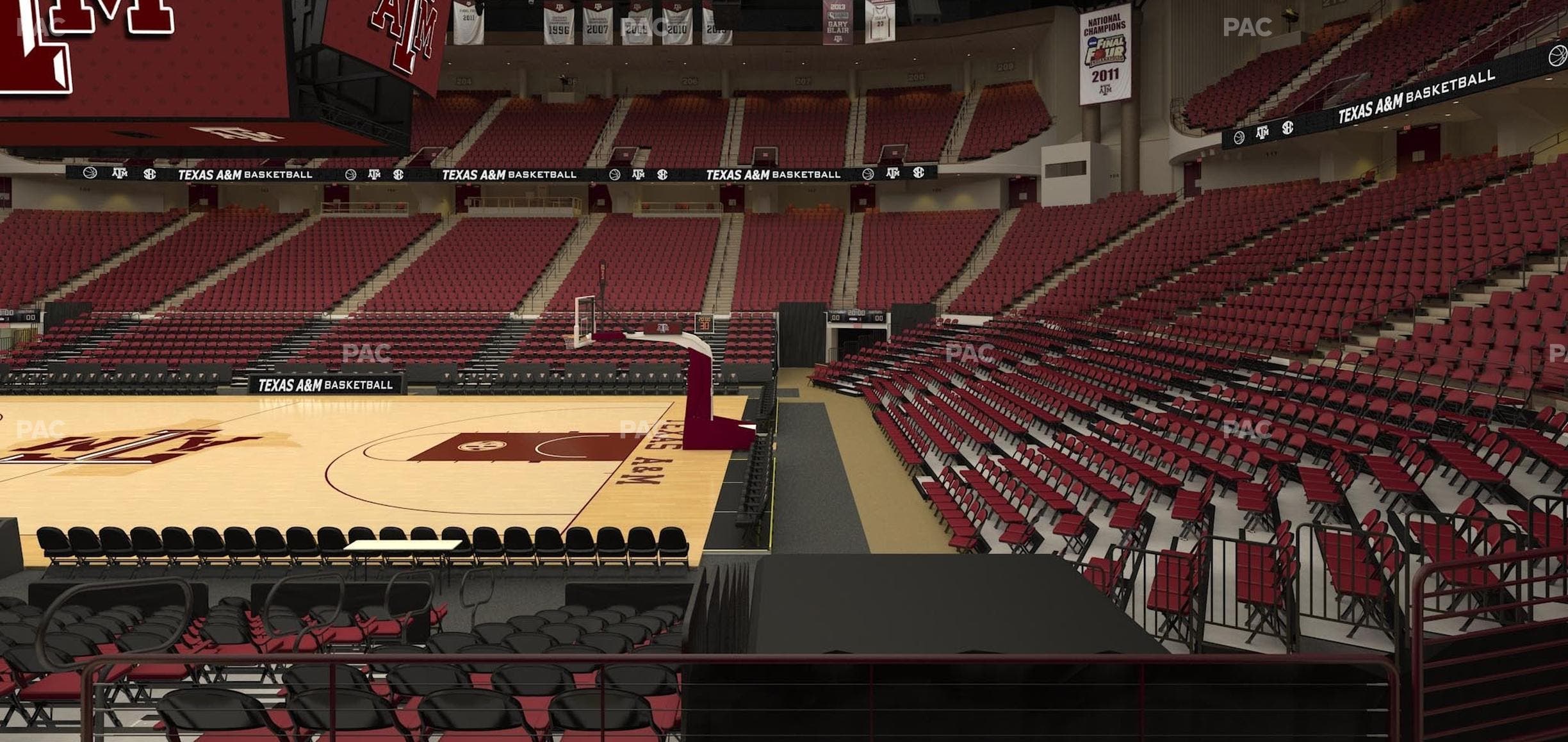 Reed Arena - Section 119 Seat View