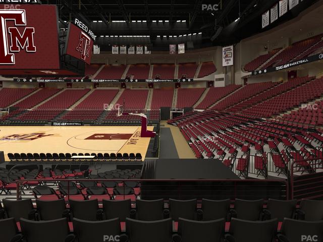 Reed Arena - Section 119 Seat View Reed Arena - Section 119 Seat View