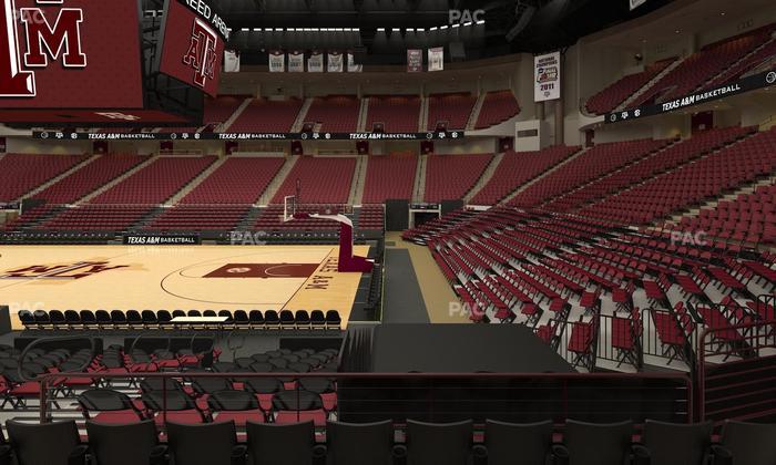 Reed Arena - Section 119 Seat View